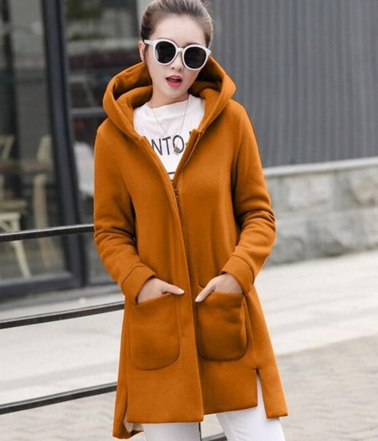 Sudadera Sanitaria Suelta con Capucha para Mujer - Image 5