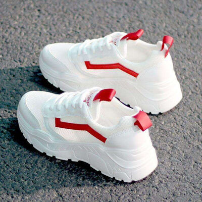 Tenis Blancos Transpirables con Malla Ligera - Image 3