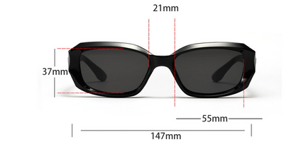 Gafas Vintage Rectangulares para Fotografía Callejera - Cristales Premium - Image 7