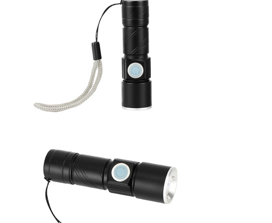 Linterna LED Recargable Impermeable Compacta con USB