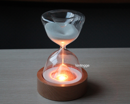 Reloj de Arena Luminoso con Control Remoto y Luz Nocturna - Image 8