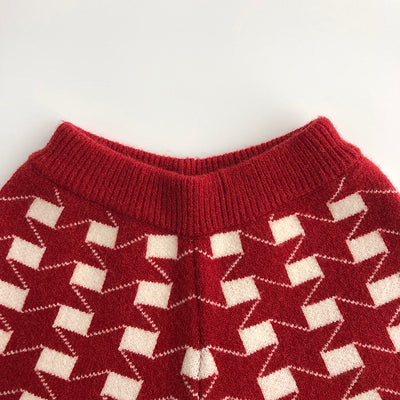 Conjunto de Suéter Tejido Coreano para Niños - Otoño e Invierno - Image 14