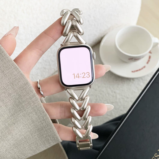 Correa Metálica de Cadena Denim para Apple Watch 1 a 8 - Image 5