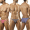 Shorts de Baño Rayas Triángulo Mar