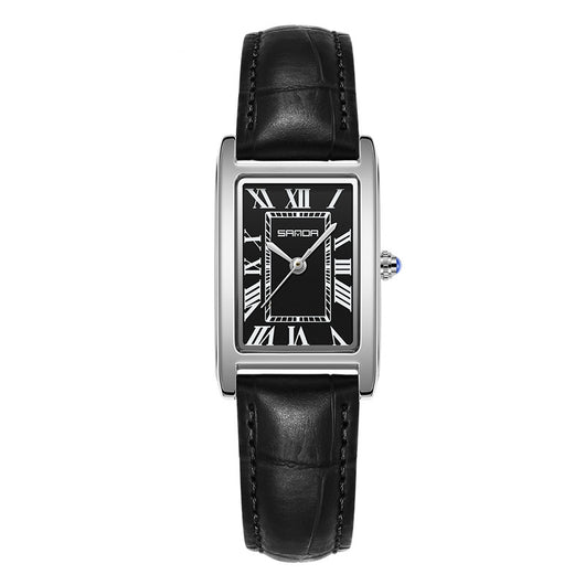 Reloj de Mujer Cuarzo Resistente al Agua Diseño Minimalista Números Romanos - Image 3