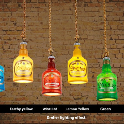 Lámpara Colgante Botella de Vino con Luz LED Creativa - Image 27