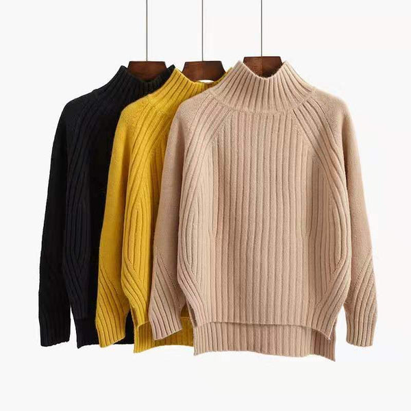 Suéter Cuello Alto de Manga Larga