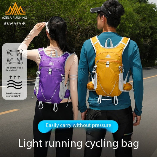 Mochila de Hidratación Ligera AZELA, Mochila Deportiva Transpirable con Múltiples Bolsillos para Trail Running, Senderismo, Ciclismo - Image 3