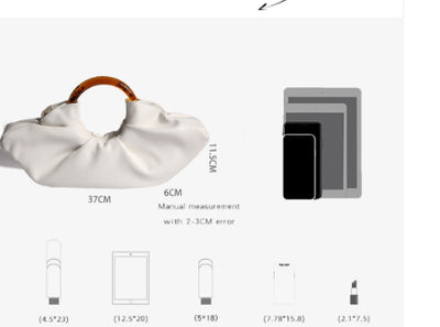 Bolso de Mano Acrílico con Aro Niche - Diseño Tendencia Net Red - Image 8