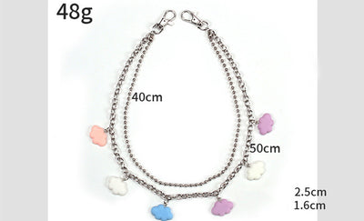 Cadena de Cintura Acrílica con Dije Temperamento Girly INS - Image 8