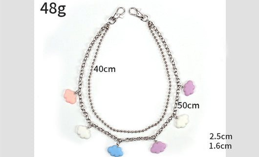 Cadena de Cintura Acrílica con Dije Temperamento Girly INS - Image 8