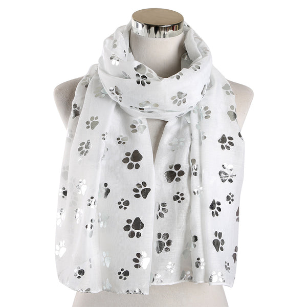 Foulard Largo Estampado Primavera Verano - Chal Versátil de Poliéster