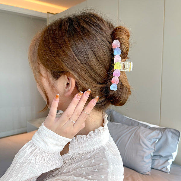 Pinza de Tiburón para Cabello en Colores Vibrantes