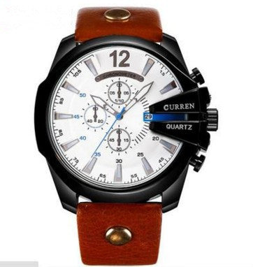 Reloj de Hombre con Esfera Grande y Diseño de Tres Ojos - Image 11