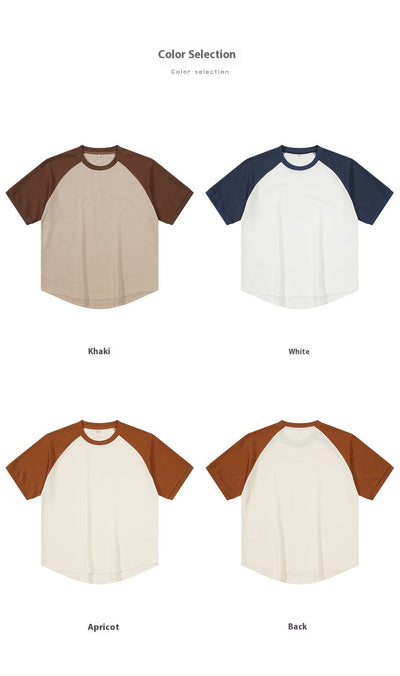 Playera Waffle Contraste Tallas Grandes Manga Corta - Image 14