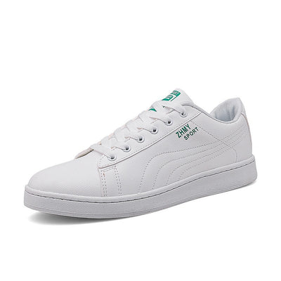 Zapatos Casuales Minimalistas Blancos para Hombre con Suela Plana - Image 5