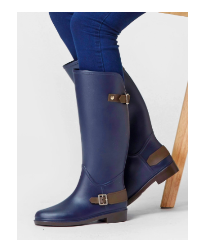Botas Largas de Goma Impermeable - Estilo Fashion Casual - Image 9
