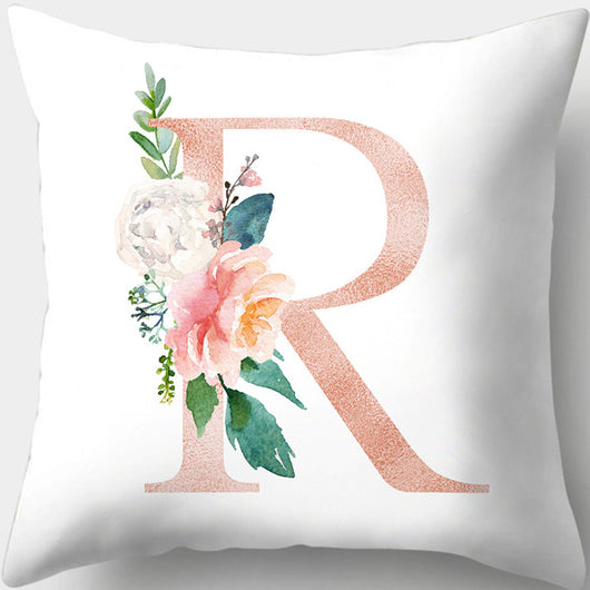 Funda de Almohada con Letras Florales Día de San Valentín Impresión Digital - Image 27