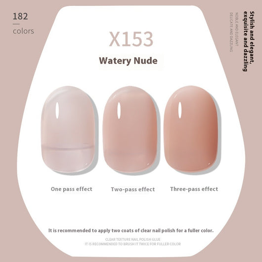 Esmalte UV Nude Transparente Cherry Red White - Image 18