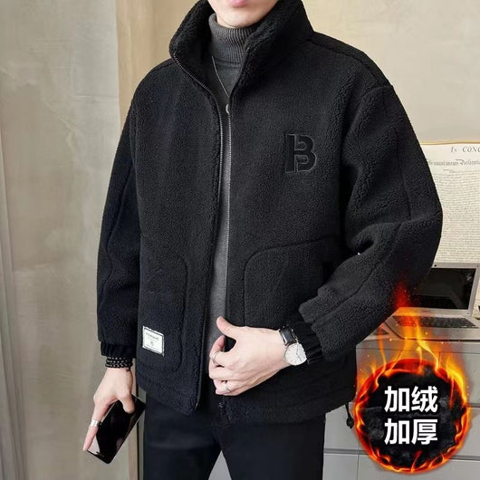 Abrigo de Lana de Cordero para Hombre - Otoño e Invierno - Image 3