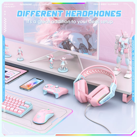 Auriculares Gaming Alámbricos con Luz LED - Image 11