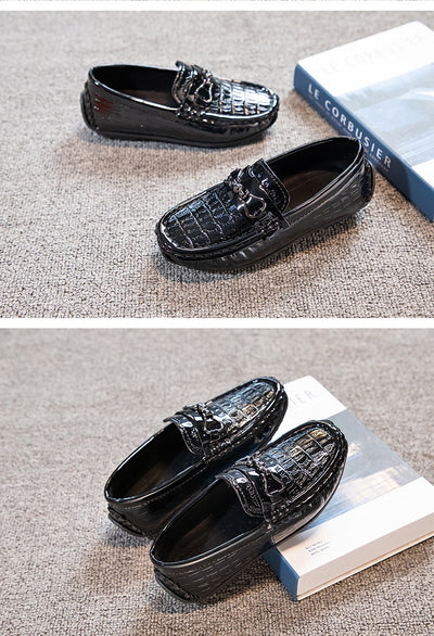 Zapatos de Cuero Estilo Británico para Niños Step On - Image 17