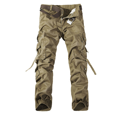 Pantalones Cargo Multibolsillos para Hombre - Estilo Lavado Moderno - Image 5