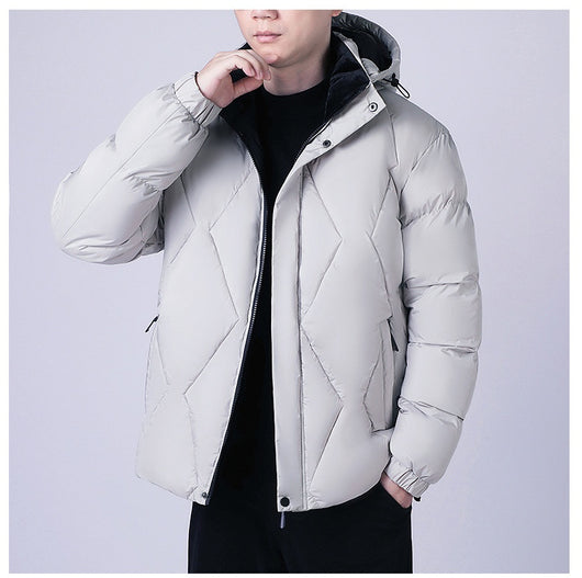 Chaqueta de Invierno para Hombre con Acolchado de Algodón - Calidez y Estilo - Image 8