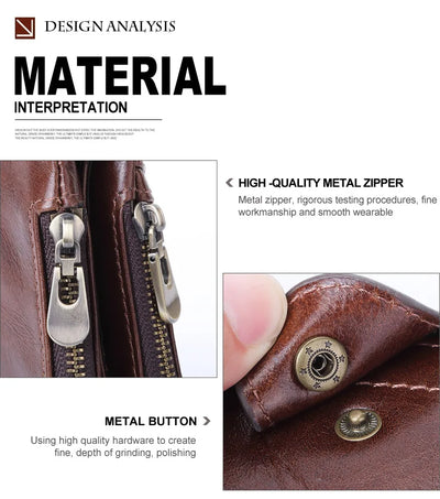 Bolsa de Cuero Genuino con Cierre de Hebilla - Estilo Casual y Versátil - Image 17