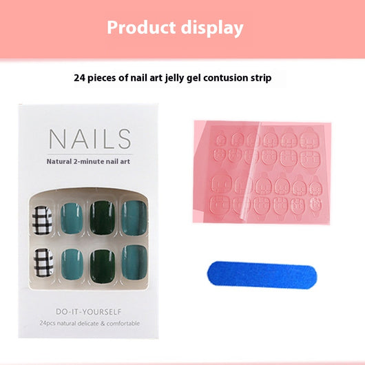 Uñas Francesas Medianas Elegantes - Diseño Europeo y Americano - Image 7