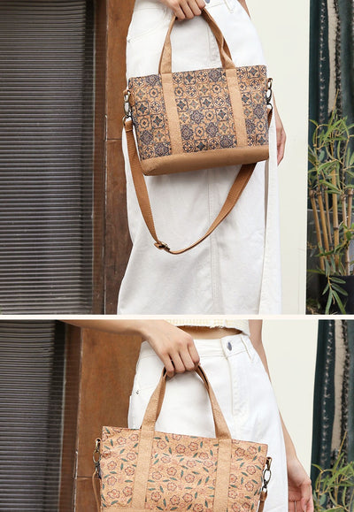 Bolsa Crossbody de Corcho Ecológica con Capacidad de Tote Portátil - Image 11