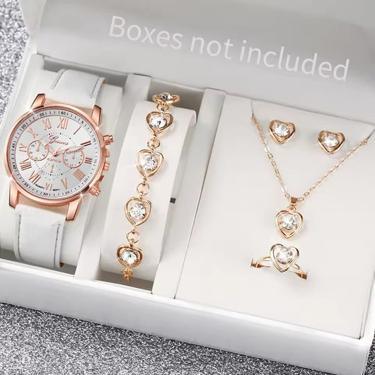 Reloj de Cinturón para Mujer con Joyería de Amor - Set de Regalo - Image 6