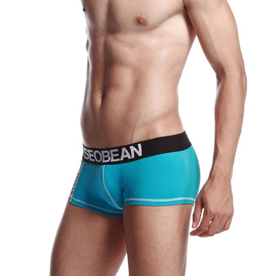 Calzoncillos de Algodón Azul Oscuro para Hombre con Franja Reflectante - Image 24