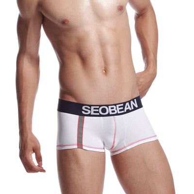 Calzoncillos de Algodón Azul Oscuro para Hombre con Franja Reflectante - Image 20