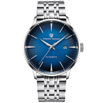 Reloj Mecánico para Hombre Resistente al Agua con Correa de Acero - Image 12