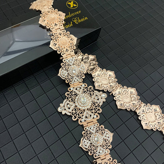 Cinturón Decorativo de Dama con Diseño Calado para Bodas - Image 3