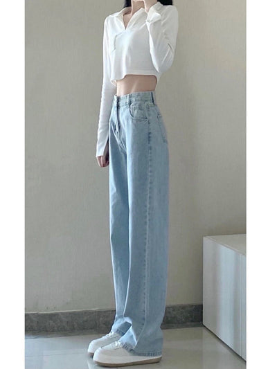 Pantalones Largos de Verano Estilo Retro con Caída Relajada - Image 13