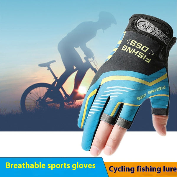 Guantes de Ciclismo y Pesca con Protección Solar y Resistencia al Viento