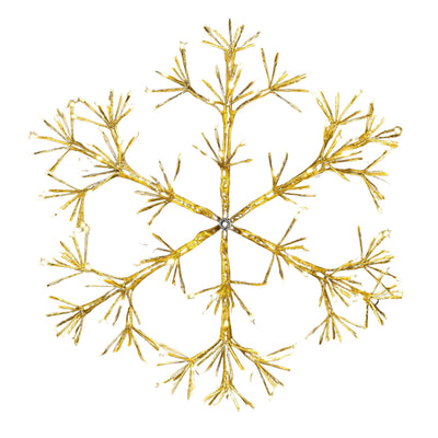 Luz Decorativa LED Copo de Nieve Navideño Blanco Cálido - Image 10