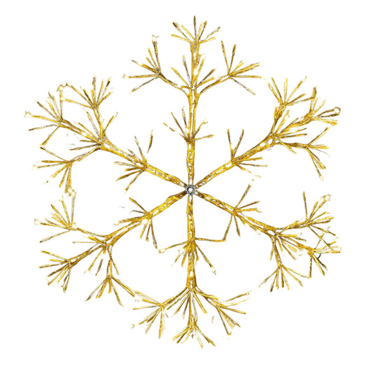 Luz Decorativa LED Copo de Nieve Navideño Blanco Cálido - Image 10