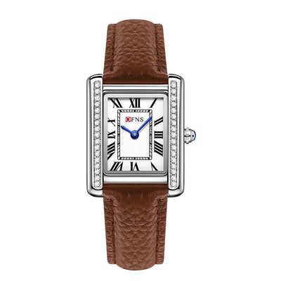 Reloj de Cuarzo para Parejas con Incrustaciones de Diamantes Retro - Image 4