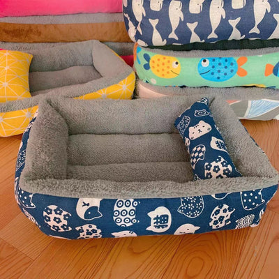 Cama de Lino Impermeable para Mascotas - Image 23