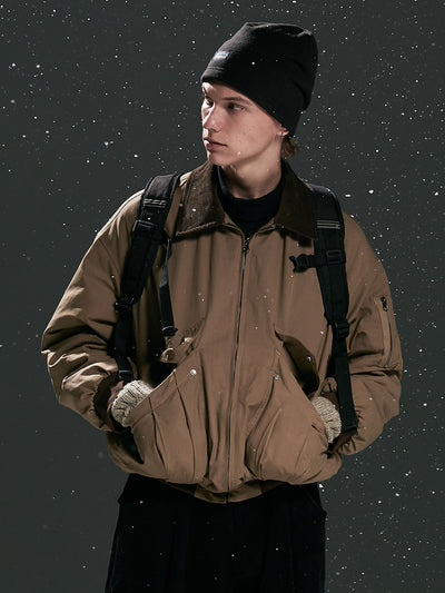Abrigo de Algodón Cálido Unisex con Cuello de Solapa - Chaqueta Overol Versátil - Image 6