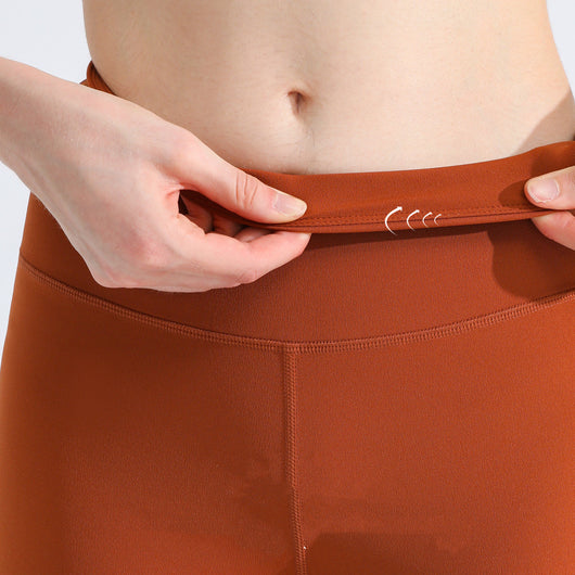 Pantalones Yoga Deportivos Antibacterianos Efecto Piel Desnuda con Campana - Image 13