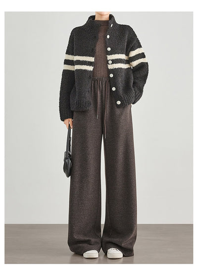 Pantalones de Jogger en Tweed Estampado - Mezcla de Lana Confortable - Image 21