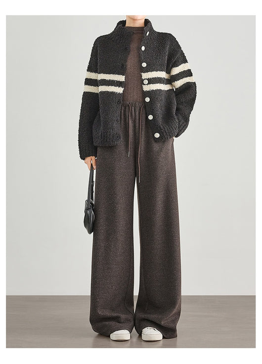 Pantalones de Jogger en Tweed Estampado - Mezcla de Lana Confortable - Image 21