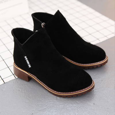 Botas Martin de Terciopelo Versión Coreana Plus - Image 3