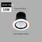 Luz Natural Negro 15 W, Agujero 90 A 100 Mm