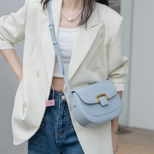Bolso Bandolera Retro Mujer Textura Nicho Estilo Silla de Montar - Image 11