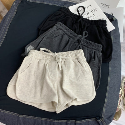 Pantalones cortos deportivos de pierna ancha para yoga y casa - Image 3